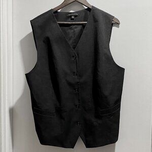 Design Collective Fitted Heritage Preppy Office Academia Lined Button On Vest XL